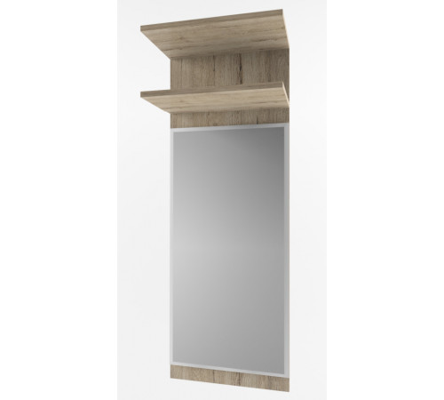 Настенное зеркало Оскар 1NL с полками