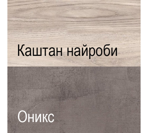 Шкаф-витрина для посуды Джаз 1V1D1S оникс