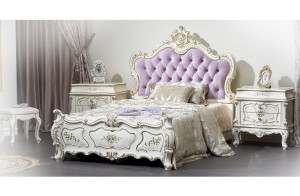 Кровать Шанель (крем) 1200х2000