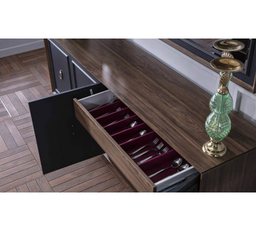 Длинный комод для посуды в гостиную Алегро ALEG-10