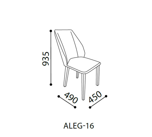 Комплект обеденных стульев для гостиной Алегро ALEG-16-02