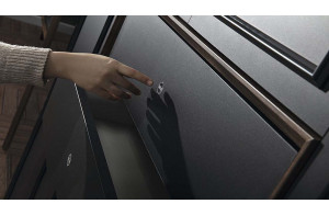 Четырехдверный распашной шкаф для одежды и белья с зеркалом в спальню Алегро ALEG-20