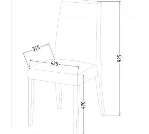 Обеденный стул для гостиной Карлино (Carlino) CARL-16-02 (2 шт)