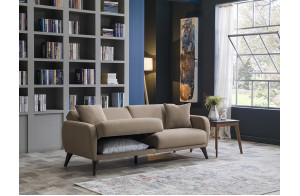 Трехместный Диван-кровать Flexy Флекси (бежевый)