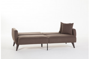 Трехместный Диван-кровать Flexy Флекси (коричневый)