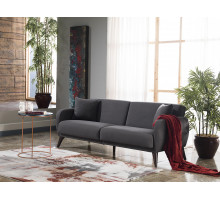 Трехместный Диван-кровать Flexy Флекси (темно-серый)