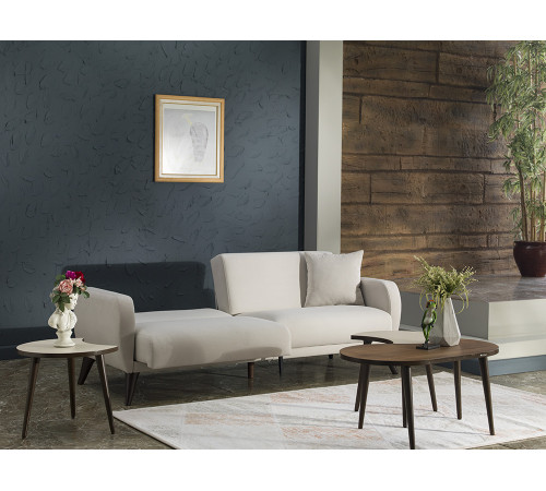 Трехместный Диван-кровать Flexy Флекси (крем)