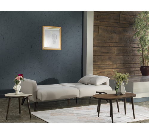 Трехместный Диван-кровать Flexy Флекси (крем)