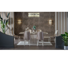 Обеденный стол с тумбой Gravita (Гравита) GRAV-14T слоновая кость