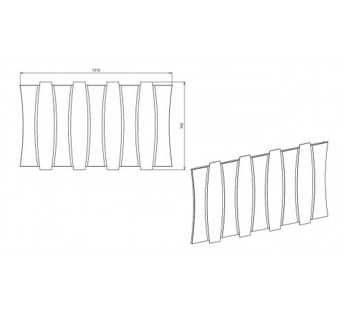 Буфет для посуды Лоретто (Loretto) LORET-10