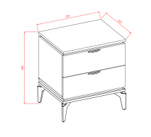Прикроватная тумба Лоретто (Loretto) LORET-27