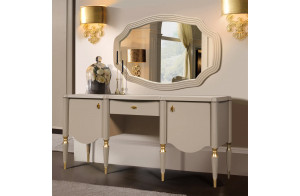 Туалетный столик  Моника (Капучино эмаль)