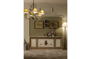 Комод Анита (бежевый глянец)