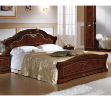 Двуспальная кровать Ирина (орех)