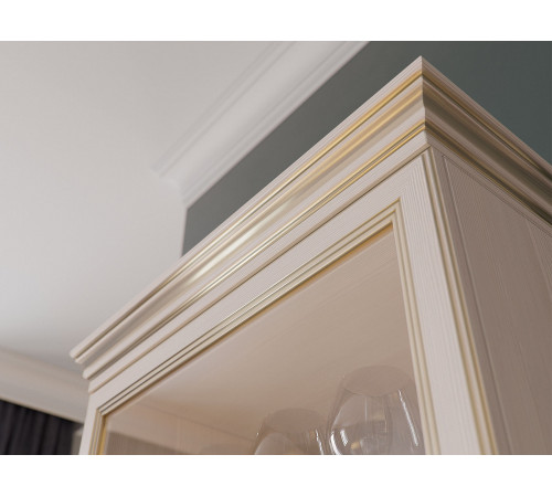 Витрина Сиена 2-х дверная (Бодега Белый)