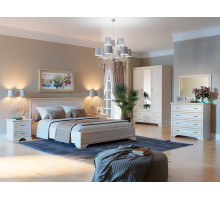 Спальня Сиена 1 (Бодега Белый)