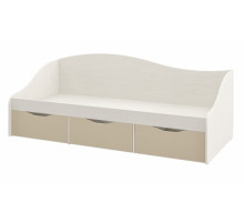 Детская односпальная кровать с ящиками внизу Комби МН-211-02 капучино