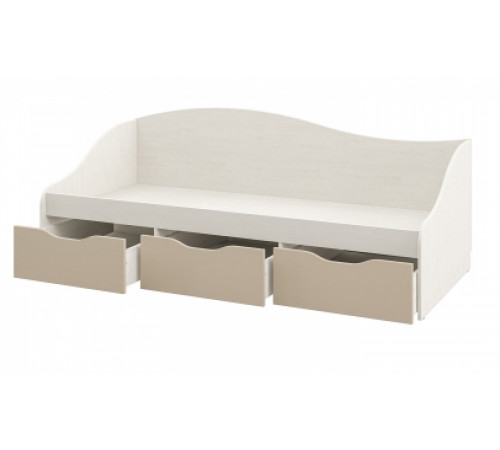 Детская односпальная кровать с ящиками внизу Комби МН-211-02 капучино