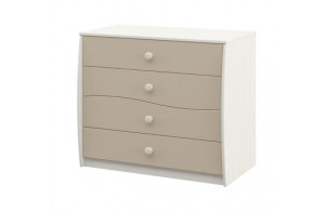 Детский широкий комод для белья и игрушек Комби МН-211-24 капучино