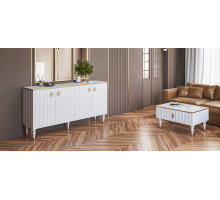 Журнальный столик Лоренсо МН-043-38 белый