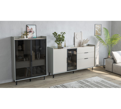 Гостиная Модена Металл Лунный Камень/Жемчуг