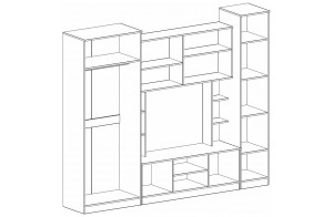 Стенка под телевизор Флоренция