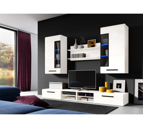 Шкаф-витрина Кёльн Белый Аляска