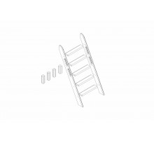 Пакет №11 Наклонная лестница и опоры для кровати Соня