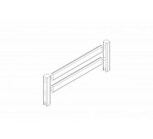 Пакет №5 Передняя защита по центру для кровати Соня