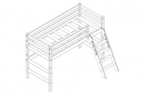 Детская кровать-чердак Соня Вариант-6