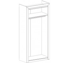 Шкаф для одежды двухдверный Соренто