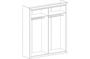 Комплект полок для шк-4 дв. Соренто Дуб стирлинг 