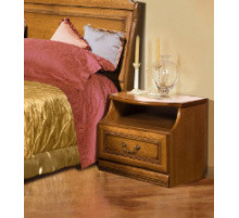 Тумба прикроватная Нинель ММ-167-03 (табак+тп)
