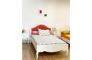 Односпальная кровать Авиньон MUR-111-01/1 с каретной стяжкой