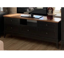 Тумба под телевизор Римини MUR-118-13/5(1) на ножках (RAL 7022)