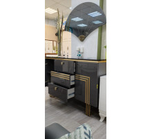 Распродажа с экспозиции Стол туалетный Карлино с зеркалом  (Carlino) CARL-23/11