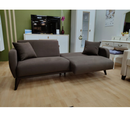 Трехместный Диван-кровать Flexy Флекси (коричневый)