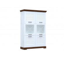 Двухстворчатый шкаф-витрина для посуды ГК-2 (СА/ОРТ) Кантри