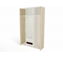 Трехстворчатый шкаф для одежды СМ-12 Мале с зеркалом