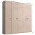 Пятистворчатый шкаф для одежды Rimini РМШ2/5 (латте)