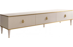 Тумба под телевизор 3D ящики Rimini Solo РМТ-4 (s) 10 (слоновая кость)