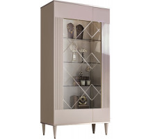 Шкаф витрина Rimini Solo РМВ2-2С (s) левый (слоновая кость)