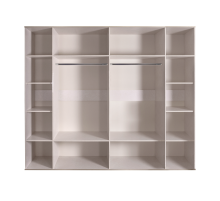 Шестистворчатый шкаф для одежды с ящиками и зеркалами Богемия Фарфале (Bogemia Farfalle) БМШ1/61 (Fа)