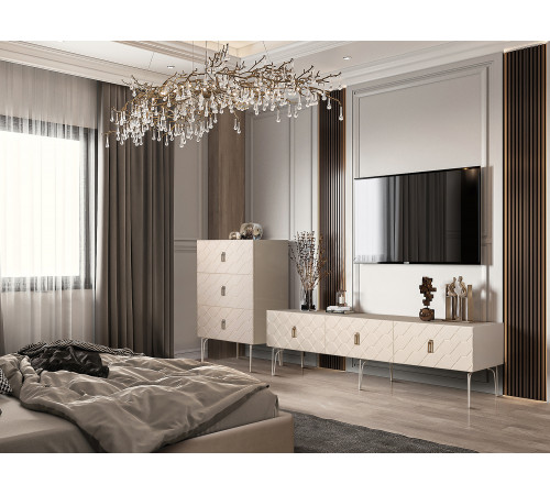 Тумба под ТВ для гостиной Богемия Фарфале (Bogemia Farfalle) БМТ-1(Fa)