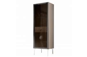 Витрина для гостиной Богемия Фарфале (Bogemia Farfalle) БМВ1-1С(Fa)