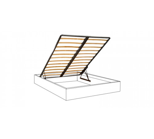 Двуспальная кровать с подъемным механизмом BOGEMIA (лаванда)