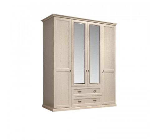 Четырехстворчатый шкаф для одежды с зеркалом Венеция ВНШ1/41 (дуб седан)