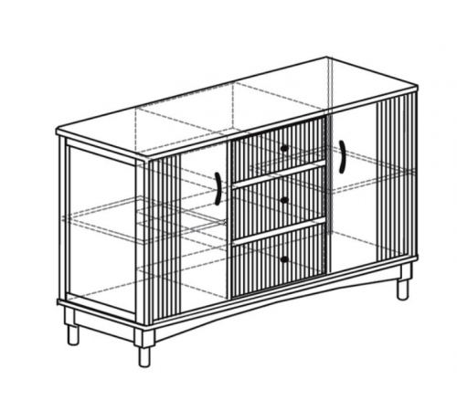 Комод для белья Мартина 822