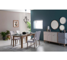 Стол обеденный Мавенна (Mavenna), раскладной, mini MAVN-14A