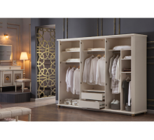 Шкаф платяной 6-ти дверный Мистраль (Mistral) MIST-34